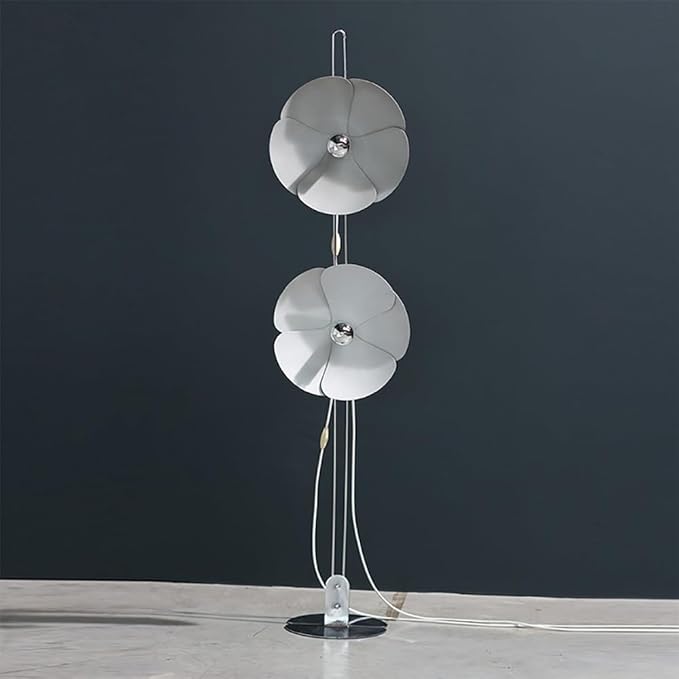 Nordic Retro Petal Floor Lamp Luxury Modern Family Iiving Room Bedroom LED Creativity Decorative Standing Light (Q) - Bloomnest