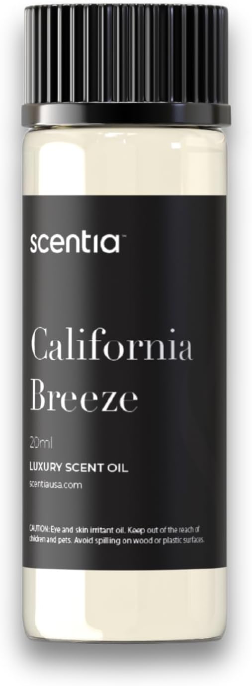 Scentia Hotel Diffuser Oil Inspired by The Delano Beach Club Hotel Scent - 20 mL 0.67 fl oz - Essential Oil Blend Orange, Green Tea & Jasmine for Aromatherapy Diffusers - California Breeze - Bloomnest