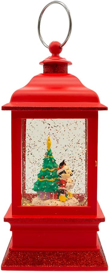 Disney Kurt Adler 9-Inch Battery-Operated Mickey and Minnie Spinning Musical Light-Up Lantern - Bloomnest