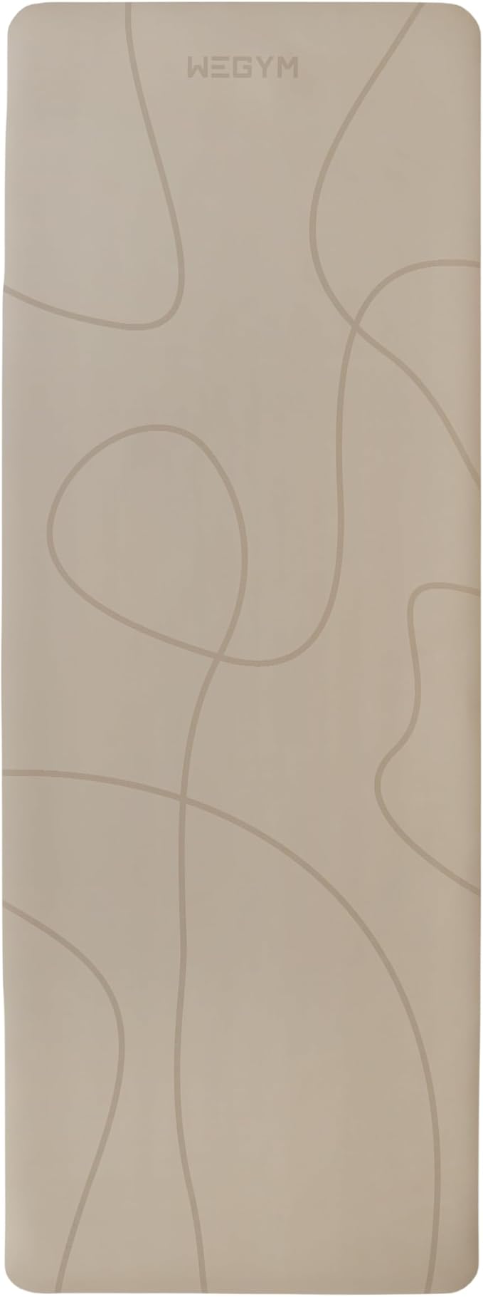 WeGym Yoga Mat, 4mm Cushioned Exercise Mat for Yoga, Pilates, Home Workouts - Anti Slip Polyurethane Suede Yoga Mat with Carrying Strap