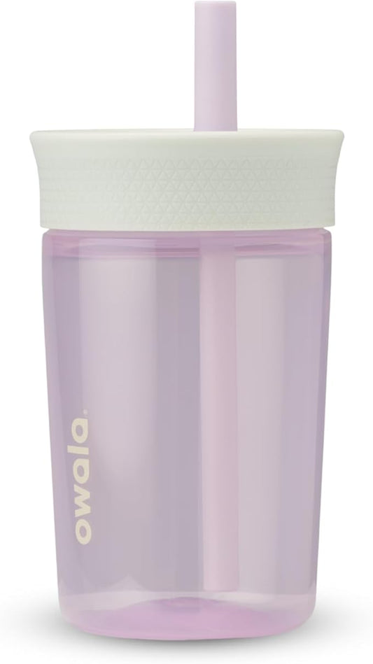 Owala Kids Insulation BPA-Free Plastic Tumbler with Spill Resistant Flexible Straw, Easy to Clean, Kids Water Bottle, Great for Travel, Dishwasher Safe, 15 Oz, Mint and Pink, (Unicorn) - Bloomnest