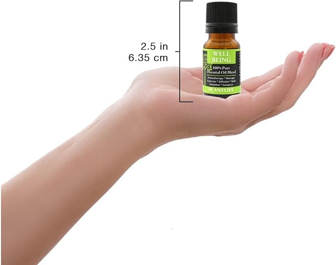 Plantlife Well Being Aromatherapy Essential Oil Blend - Straight from The Plant 100% Pure Therapeutic Grade - No Additives or Fillers - Made in California 10 ml - Bloomnest