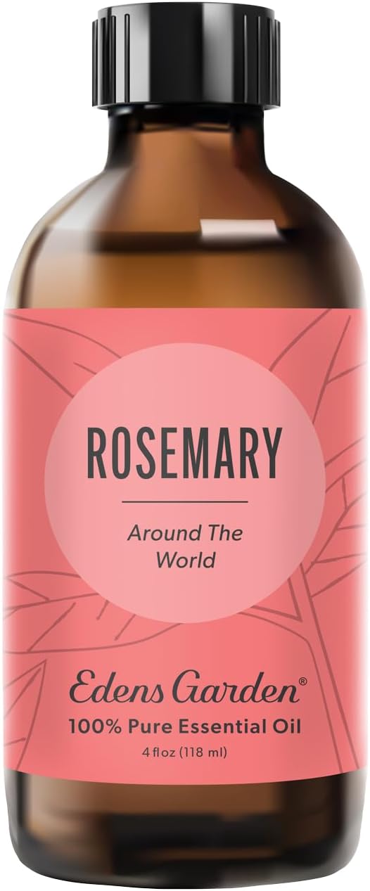 Edens Garden Rosemary Around The World Essential Oil- 100% Pure Premium Grade, Undiluted, Natural, Therapeutic, Aromatherapy, The Best for Diffuser, Skin, Face, Humidifiers 118 ml (4 fl oz) - Bloomnest