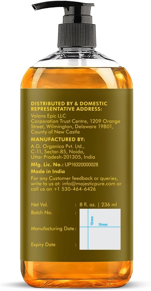 MAJESTIC PURE Eucalyptus Mint Massage Oil for Massage Therapy - Refreshing, and Relaxing - Natural Oils with Eucalyptus Essential Oil - for All Skin Types - Men and Women - 8 fl oz - Bloomnest