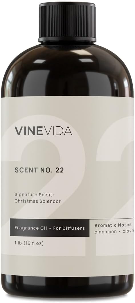 VINEVIDA [16 Fl Oz] Christmas Splendor Fragrance Oil for Cold Air Diffusers, Essential Oils for Diffuser Oil Refill & Air Freshener Room Spray - Bloomnest