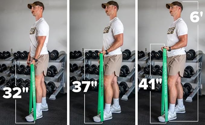 Serious Steel Fitness 37" Resistance Training Bands (Portable Exercise Band System Training Bands- Great for Individuals Looking for Tension Throughout The Exercise) - Bloomnest