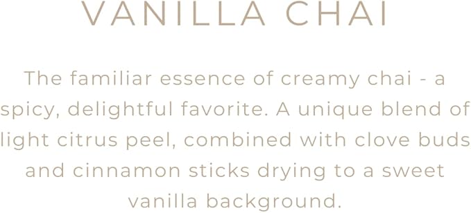 River Birch Candles Vanilla Chai Scented Candle | Premium, All-Natural, Non-Toxic, Soy Candles | 16oz 90 Hr Burn Time | Cozy Relaxing Gifts for Home - Bloomnest