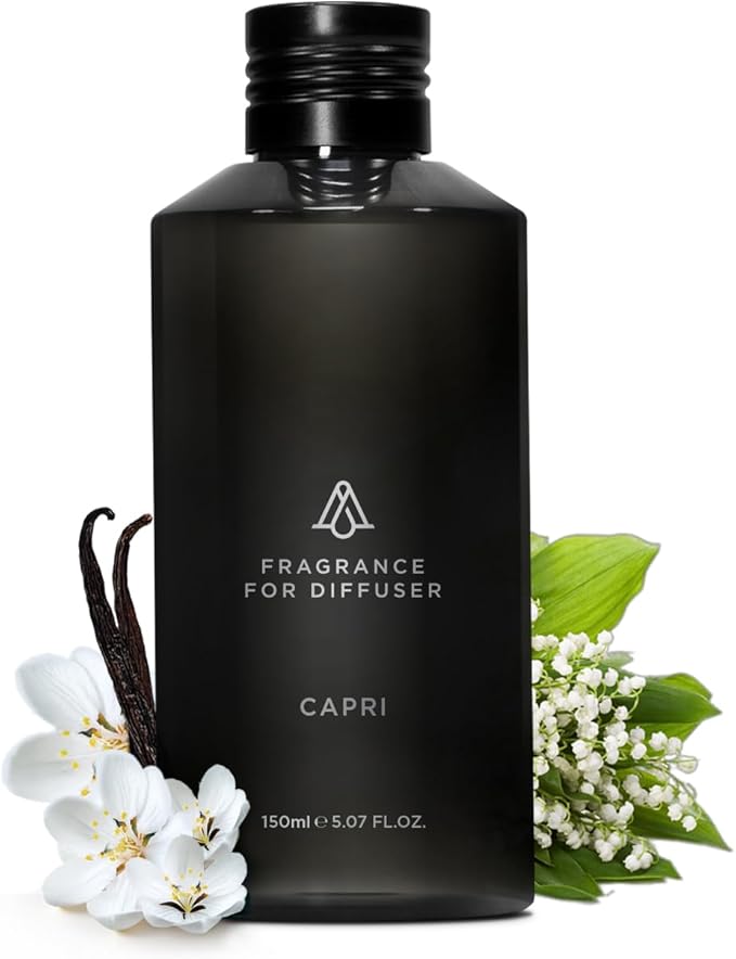 AromaPlan Hotel, Home Luxury Scents, Capri 5.07 Fl Oz (150ml) | Fragrance for Cold Air & Waterless Diffuser Oil | Home Luxury & Hotel Scent for Aromatherapy-USA Made, Bigger Bottle & Longer Lasting - Bloomnest