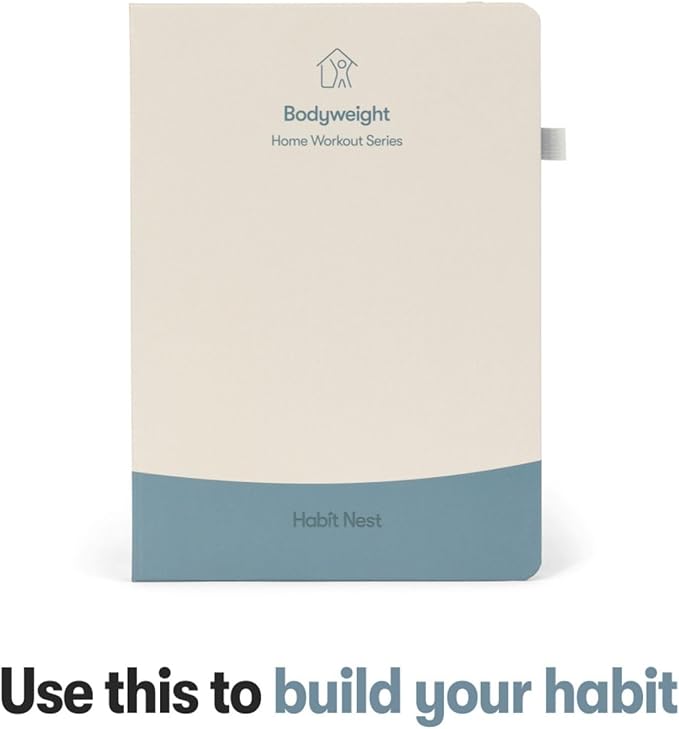 Bodyweight Transformation Journal and Elevate Exercise Cards. Complete Fitness System with Effective Bodyweight Exercises in a Card Deck. No Equipment Needed. #1 At home Fitness Journal/Fitness Planner for Women & Men. - Bloomnest