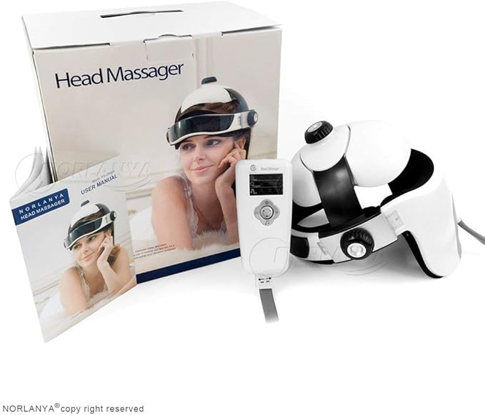 NORLANYA Electric Head Massager KS-2800A (Helmet Type), Pain Relief Relaxing Apparatus NORLANYABEAUTYEQUIPMENT
