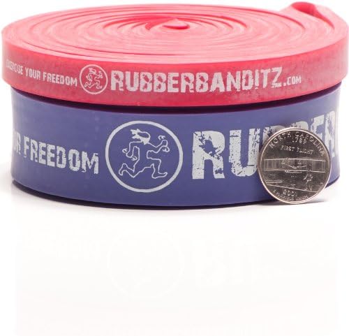 Rubberbanditz Combo Pull Up Assist Bands | Heavy Duty Resistance Exercise Bands for Powerlifting, Mobility, and Stretching | Resistance Bands for Working Out - Bloomnest