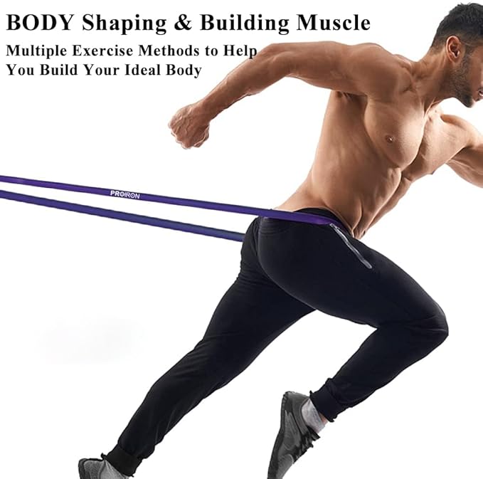 PROIRON Resistance Bands Pull Up Assistance Bands Comfortable Anti-Slip Exercise Bands for Pull up Dip Squat Gym Workout Physical Therapy Stretch Bands for Men & Women - Length 82inch（208cm） - Bloomnest