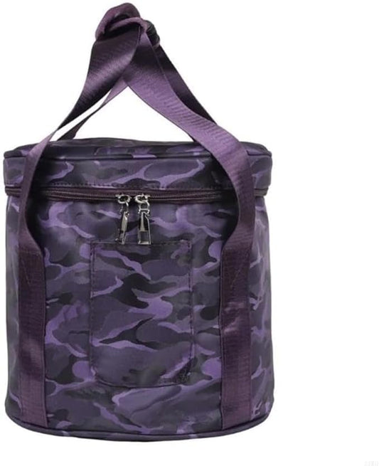 Carrying Case for Crystal Singing Bowl, Padded Storage Bag with Durable Protection, 12 Inch Style Fits 10 Inch Bowl, Adjustable Shoulder Strap and Handle for Meditation (8 inches) - Bloomnest