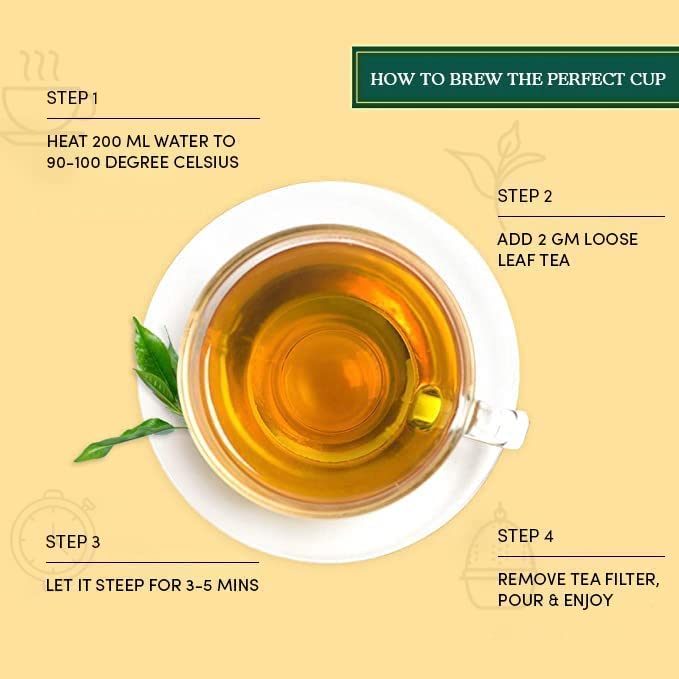 VAHDAM, Kashmiri Kahwa Tea (50 Cups/3.53oz) | Green Tea, Cinnamon, Cardamom, Almond & Saffron | Premium India Loose Leaf Tea | Vacuum Sealed for freshness - Bloomnest