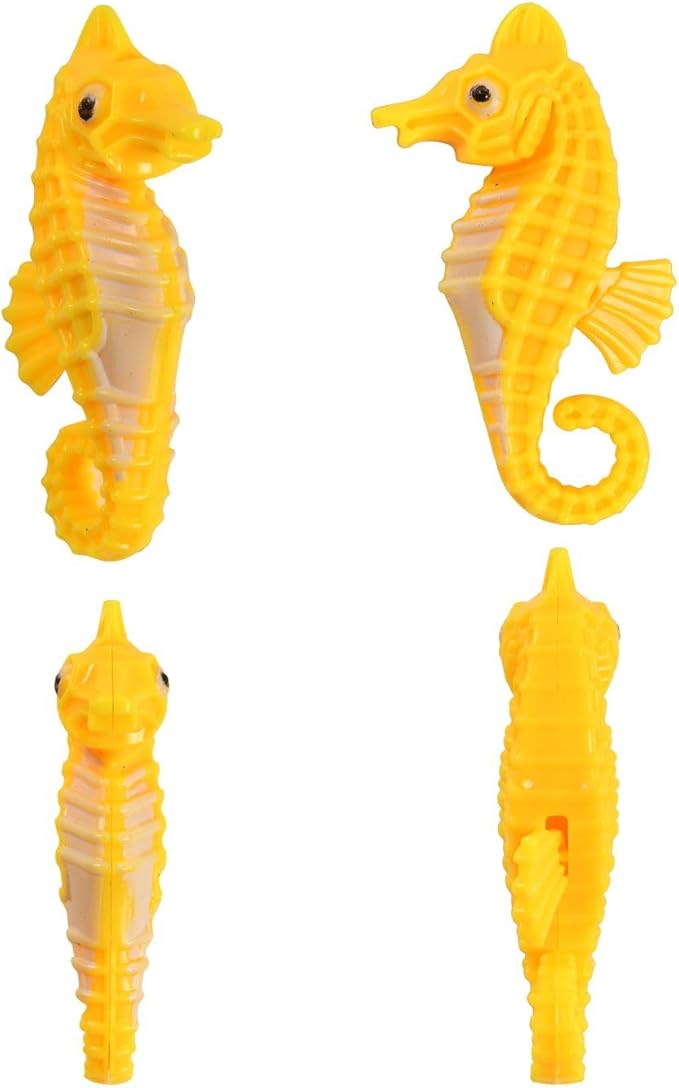 Shop LC Seahorse Bubble Lights Lamp with 6LED Automatic Color Changing Night Light with Moving Fake Fish Tank Tower Sensory Tubes Fish Lamp for Home Decorations Christmas Gifts 1.9FT - Bloomnest