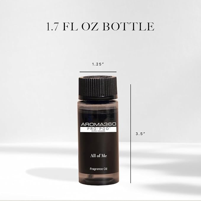 Aroma360 - All of Me Pro Pod Fragrance Oil Blend | Hotel Inspired Luxury Essential Oil Diffuser | Aromatherapy Scent Diffuser Oil | Green Tea, Lemon Flower and Jasmine 1.7 fl oz, 50 mL - Bloomnest