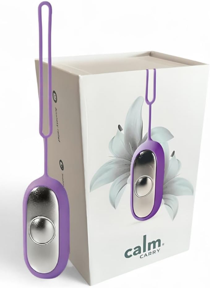 Glowco CalmCarry Sleep Aid Device – Handheld Microcurrent Relaxation Tool, Supports Calm, Focus & Gentle Relief, USB Rechargeable, Portable Wellness Device for Adults & Kids | Purple Calm Carry HomePage