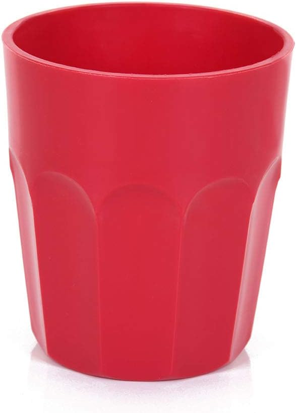 Mintra Home Unbreakable Drinking Cups and Tumblers 4PK - Shatterproof, BPA Free, Reusable, Party Cups, BBQ, Colorful Set, indoors and outdoors (Red, Small - 12oz) - Bloomnest