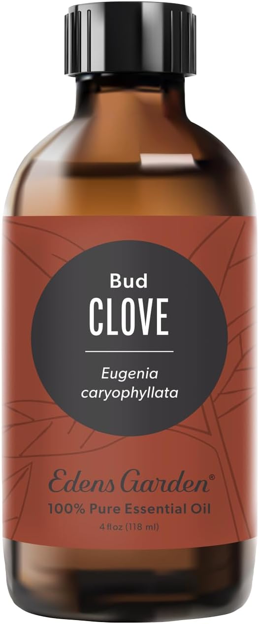 Edens Garden Clove-Bud Essential Oil- 100% Pure Premium Grade, Undiluted, Natural, Therapeutic, Aromatherapy, The Best for Diffuser Candle, Laundry, Humidifiers 118 ml (4 fl oz) - Bloomnest