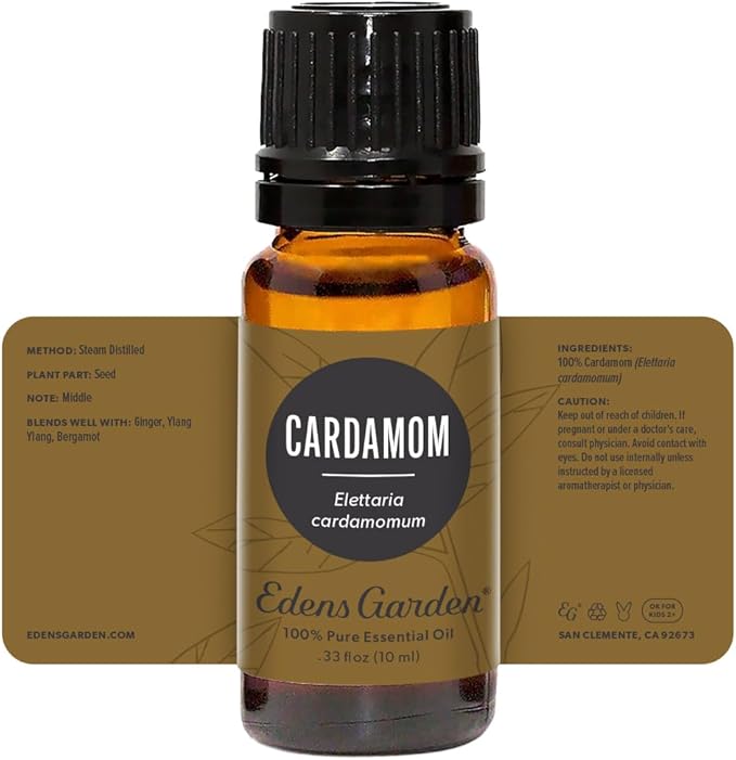 Edens Garden Cardamom Essential Oil- 100% Pure Premium Grade, Undiluted, Natural, Therapeutic, Aromatherapy, The Best for Diffuser, Skin, Laundry, Humidifiers 10 ml (.33 fl oz) - Bloomnest