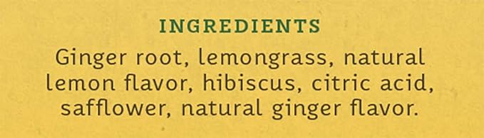 Stash Tea Lemon Ginger Vitality Herbal Tea - Naturally Caffeine Free, Non-GMO Project Verified Premium Tea with No Artificial Ingredients, 20 Count (Pack of 6) - 120 Bags Total - Bloomnest