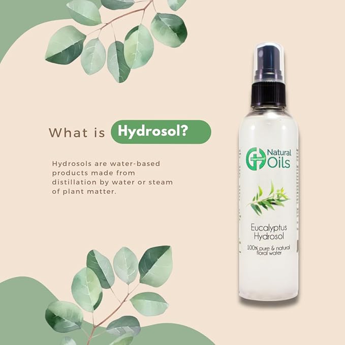GreenHealth Eucalyptus Hydrosol (Floral Water) - 32 fl oz Plastic Jug w/Cap - 100% Pure (NOT Oil) - Bloomnest