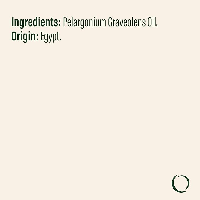 LIVEDROPS 24/7 Good Geranium Essential Oil, Natural Vegan Aromatherapy for Diffuser or Diluted Skin Use, Rosy Floral Scent, Origin Egypt, Made in USA, Clinically Tested, 10ml - Bloomnest