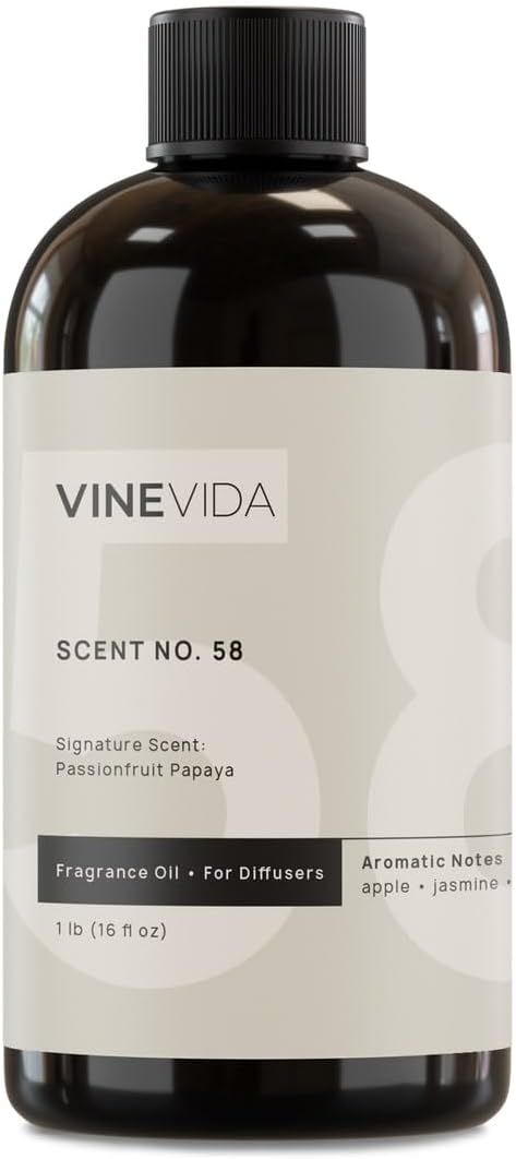 VINEVIDA [16 Fl Oz] Passionfruit Papaya Fragrance Oil for Cold Air Diffusers, Essential Oils for Diffuser Oil Refill & Air Freshener Room Spray - Bloomnest