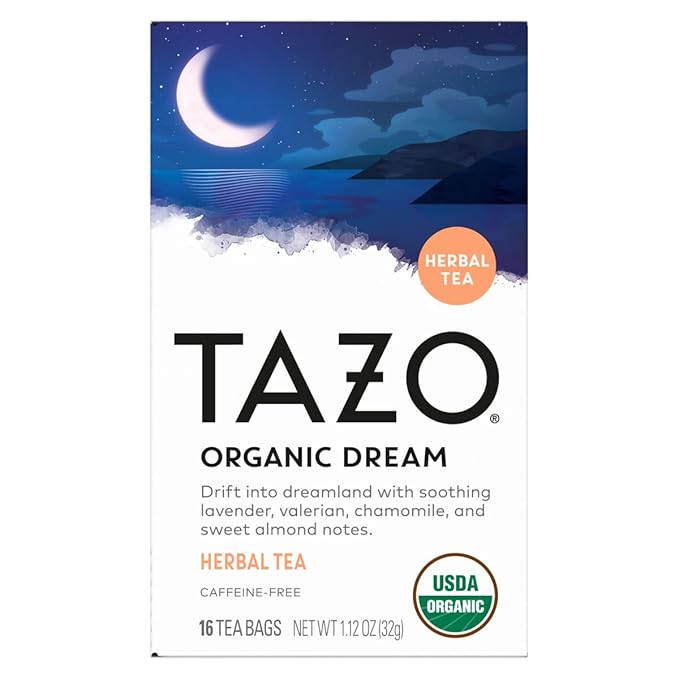 TAZO Herbal Tea Tea Bags Mint, Chamomile, Organic Dream, Wild Sweet Orange (Unsweetened) & Passion (1ea) (Variety Pack) - Bloomnest