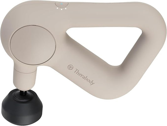TheraGun Relief by Therabody - Easy-to-Use, Comfortable & Light Handheld Percussion Massage Gun for Everyday Pain Relief Massage Therapy in Neck, Back, Leg, Shoulder and Body (Sand) - Bloomnest