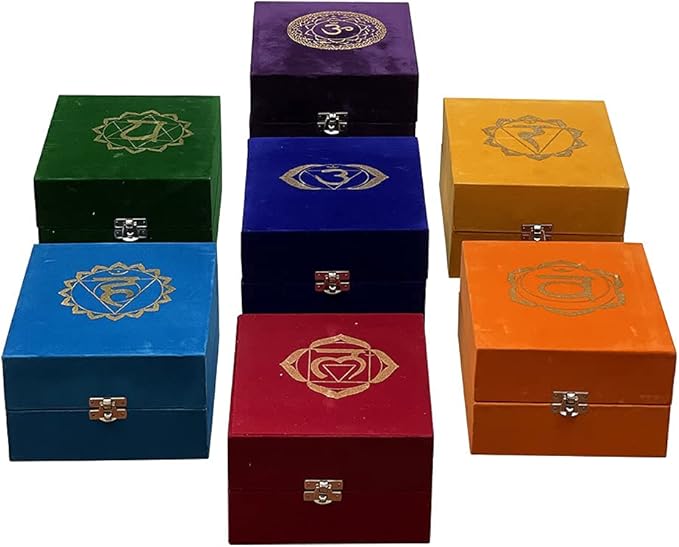 Chakra Singing Bowls Set Cuencos Tibetanos With Cushion Mallet Tulsi Beads Mala Tibetan Prayer Flag For Meditation Mindfulness - Style2 Size Medium TRUMIRI
