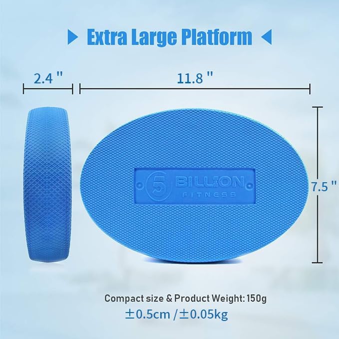 Foam Balance Pad(Large or XL),5BILLION Stability Pad for Physical Therapy,Non-Slip Exercise Balance Pad for Balance workouts,Yoga Knee Pad for Gym Fitness Stretching Pilate - Bloomnest
