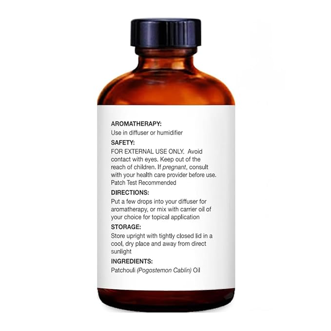 Majestic Pure Patchouli Essential Oil with Glass Dropper - 1 Fl Oz - 100% Pure and Natural Patchouli Oil - Premium Grade Essential Oils for Diffuser, Aromatherapy, Soap and Candle Making - Bloomnest