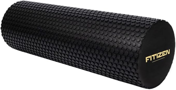 Fitizen Foam Roller – Muscle Massage Rehab Stiff Back Pain Physical Therapy Deep Tissue Firm Exercise Equipment Home Gym Stress Yoga Pilates for The Fit Citizen by FitNation - Bloomnest