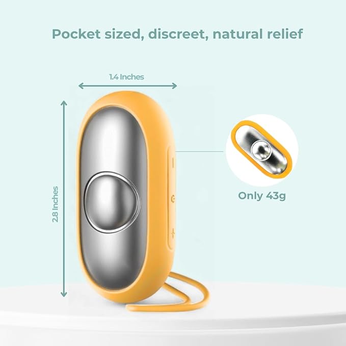 Glowco CalmCarry Sleep Aid Device – Handheld Microcurrent Relaxation Tool, Supports Calm, Focus & Gentle Relief, USB Rechargeable, Portable Wellness Device for Adults & Kids | Orange Calm Carry HomePage