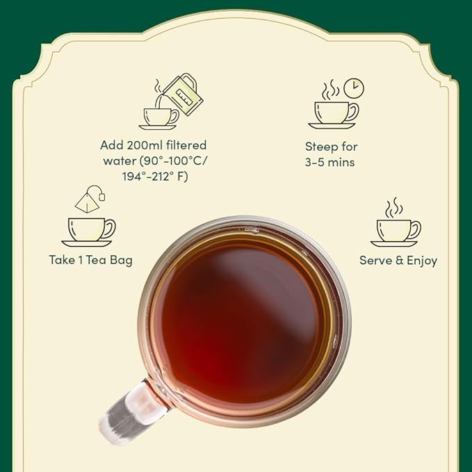 VAHDAM, Assorted Chai Tea Bags Sampler (5 Flavors, 20 Ecofriendly Pyramid Tea bags) I Gift Ideas for Women & Men | Masala Chai Tea Varieties from India | Gluten Free & Non GMO | Gifts for Him/Her - Bloomnest