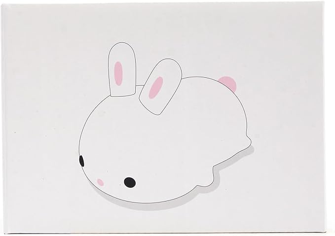 One Fire Bunny Toys for Kids Night Light for Kids, 16 Colors Cute Lamp, Soft Silicone Baby Night Light, 1200mAh Portable Dimmable Touch Lamps, Kawaii Room Decor, Christmas Gifts for College Girls - Bloomnest