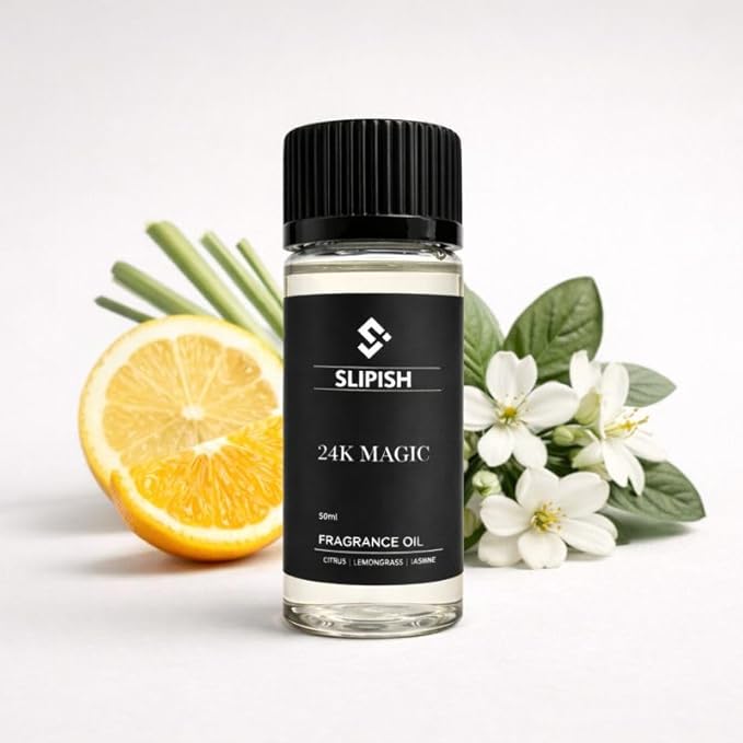 24K Magic Diffuser Oil 50ml – Luxury Fragrance Oil Inspired by Hotel-Style Scents – Citrus, Lemongrass & Jasmine Fragrance Blend – Long-Lasting Scent for Home, Office & Ultrasonic Diffusers - Bloomnest