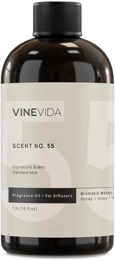 VINEVIDA [16 Fl Oz] Oatmeal Milk Fragrance Oil for Cold Air Diffusers, Essential Oils for Diffuser Oil Refill & Air Freshener Room Spray - Bloomnest