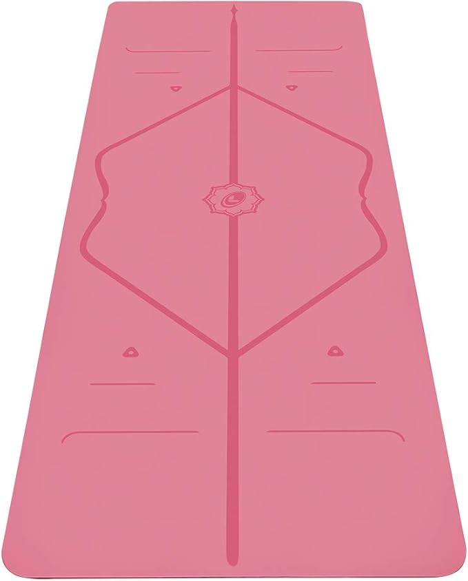 Liforme Travel Yoga mat – Patented Alignment System, Warrior-Like Grip, Non-Slip, Eco-Friendly, Ultra-Lightweight and Sweat Resistant, Made with Natural Rubber