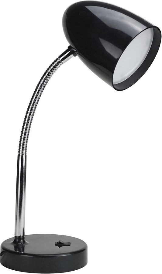ENERGETIC SMARTER LIGHTING LED Desk Lamp, Flexible Gooseneck with Table lamp, 3.5W 240LM 4000K Cool White Study Lamps for Bedroom and Office, Eye Protection, ETL Listed,Black - Bloomnest