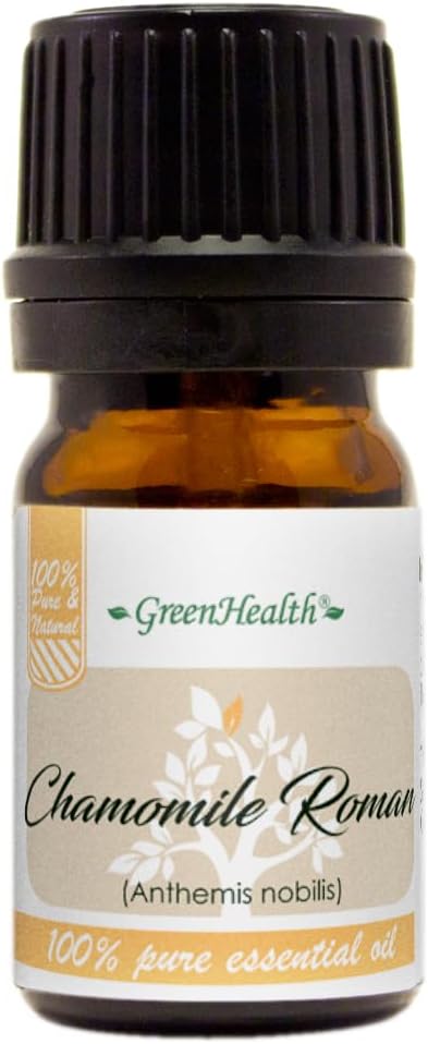 GreenHealth - 5 ml Chamomile Roman Essential Oil - 100% Pure, undiluted