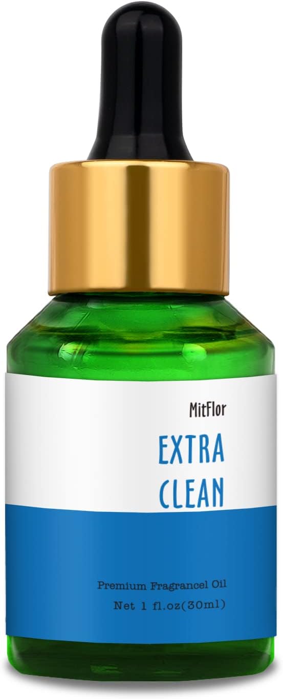 Extra Clean Fragrance Oil, MitFlor Single Scented Oil, Large Size Premium Grade Fragrance Oil for Soap & Candle Making, Aromatherapy Oil, Fresh Scent for Home Fragrance, 30ml - Bloomnest