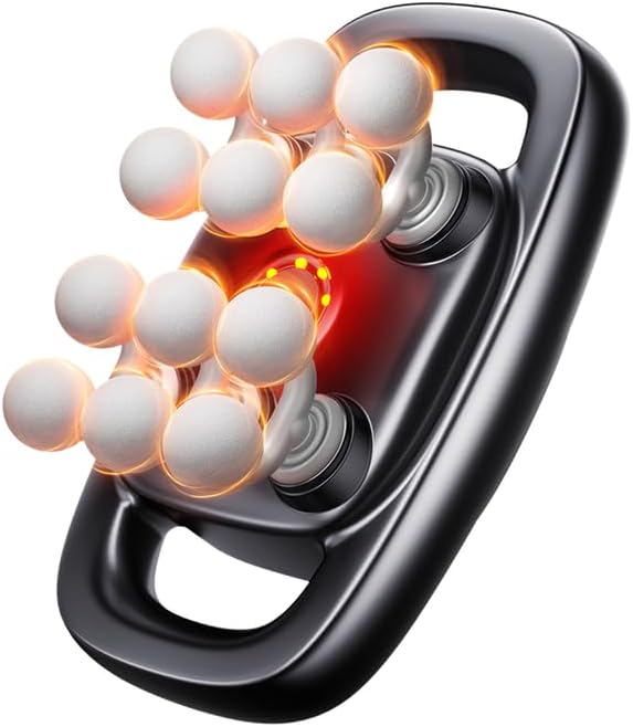 12 Head Massage Gun Deep Tissue with 3 Model & 30 Levels, Cordless Quiet Back Massager for Pain Relief Deep Tissue, Neck Massager Birthday Gifts for Men - Bloomnest