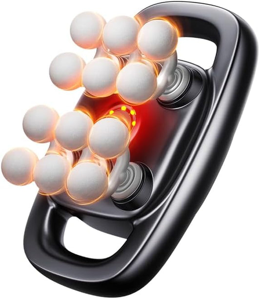 12 Head Massage Gun Deep Tissue with 3 Model & 30 Levels, Cordless Quiet Back Massager for Pain Relief Deep Tissue, Neck Massager Birthday Gifts for Men - Bloomnest