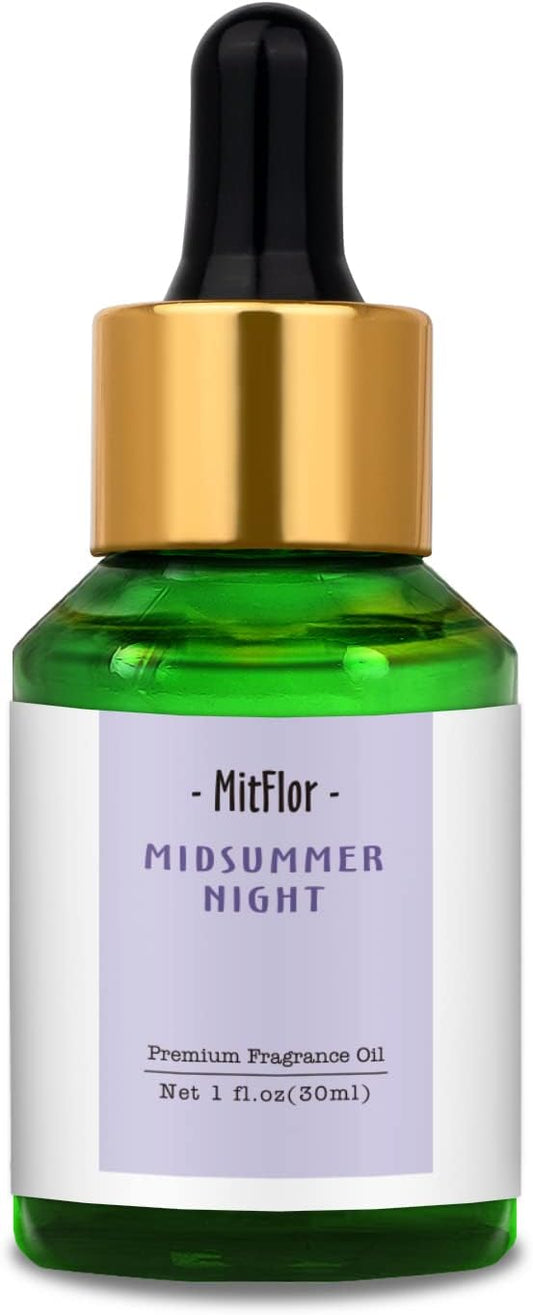 Midsummer Night Fragrance Oil, MitFlor Single Scented Oil, Large Size Premium Grade Fragrance Oil for Soap & Candle Making, Summer Aromatherapy Essential Oil, Home Fragrance, 30ml - Bloomnest