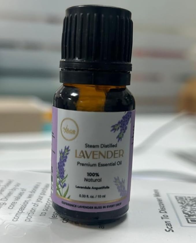 My Ace Lavender Essential Oil 0.33 fl oz – 100% Pure & Natural Lavandula Angustifolia – Undiluted Steam Distilled Oil for Diffuser, Aromatherapy, Skin, Hair & DIY Candle Making MyAce