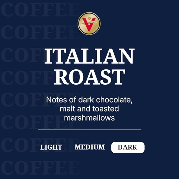 Victor Allen's Coffee Italian Roast, Dark Roast, 42 Count, Single Serve Coffee Pods for Keurig K-Cup Brewers - Bloomnest