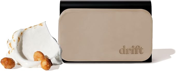 Drift Car Air Freshener - Stone Air Freshener Car Odor Eliminator - Long Lasting Scent - Auto Accessories - Metal Clip - Essential Oils - Clean Ingredients - Macadamia Swirl Starter Kit - Bloomnest