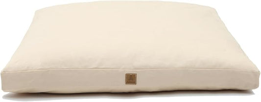 Zabuton Meditation Mat (36"×28"×3") Luxurious Meditation Cushion for Kneeling Sitting Large Floor Pillow Zafu/Bench-Washable Cotton Cover 100% Organic Cotton Filling (White) - Bloomnest